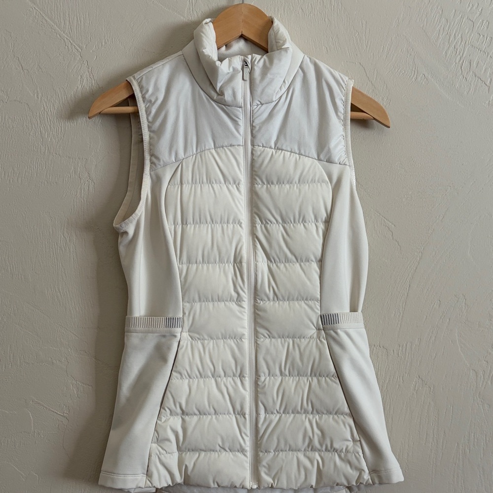 Lululemon Athletica Ivory Down for it All Vest. Excellent Condition! - Picture 6 of 7